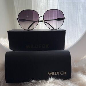 Wildfox Black and Purple Sunglasses